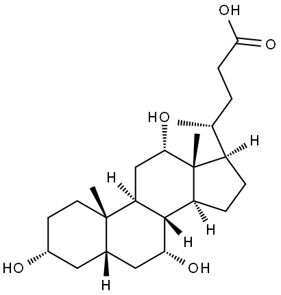 3alpha,7alpha,12alpha-Trihydroxy-5beta-cholanic acid(81-25-4)